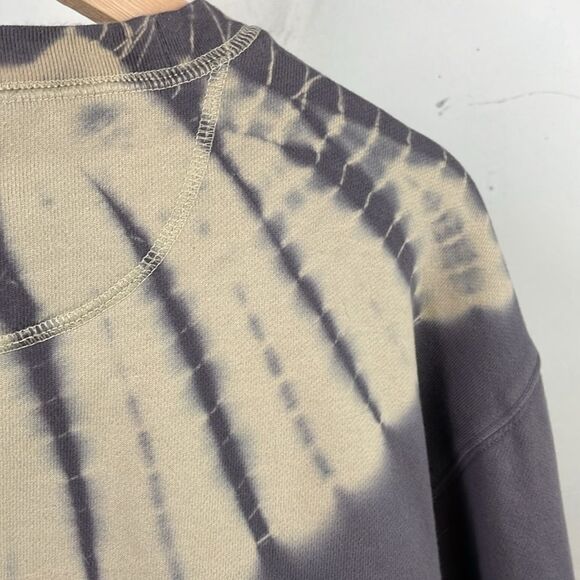 Madewell Tie-Dye Resourced Cotton Swing Sweatshirt Crewneck Small Grey - Picture 8 of 12